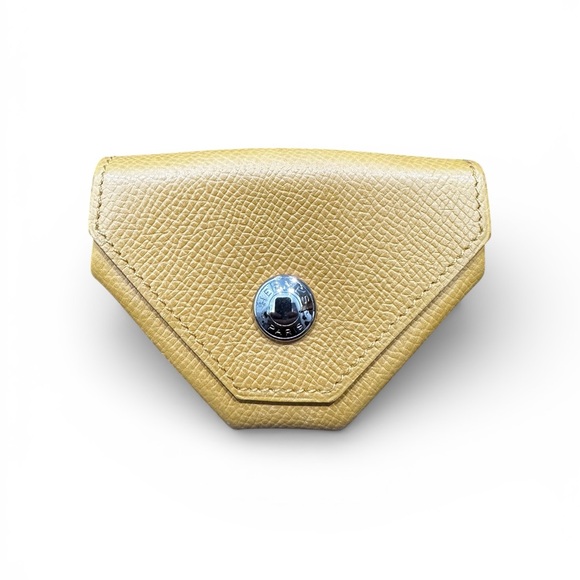 Hermes Handbags - Hermès Le Quatre Epsom Coin Purse – Golden Amber Yellow